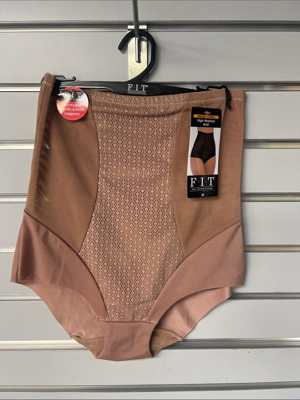 High-Waisted Shaping Brief in Nude